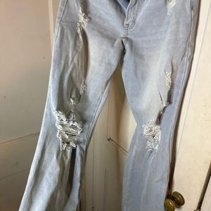 Almost Famous Size Light wash flare Jeans